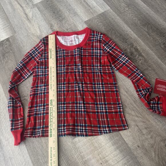 Wondershop PJ Pajama Long Sleeve Shirt size XS extra small - Red/Plaid - NEW - Picture 7 of 8